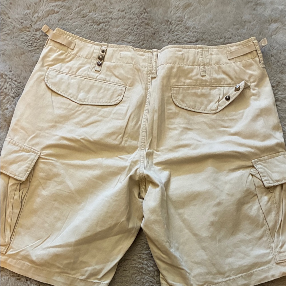 DENIM & SUPPLY BY RALPH LAUREN Men's off White/ khaki Cargo Shorts - Picture 7 of 7